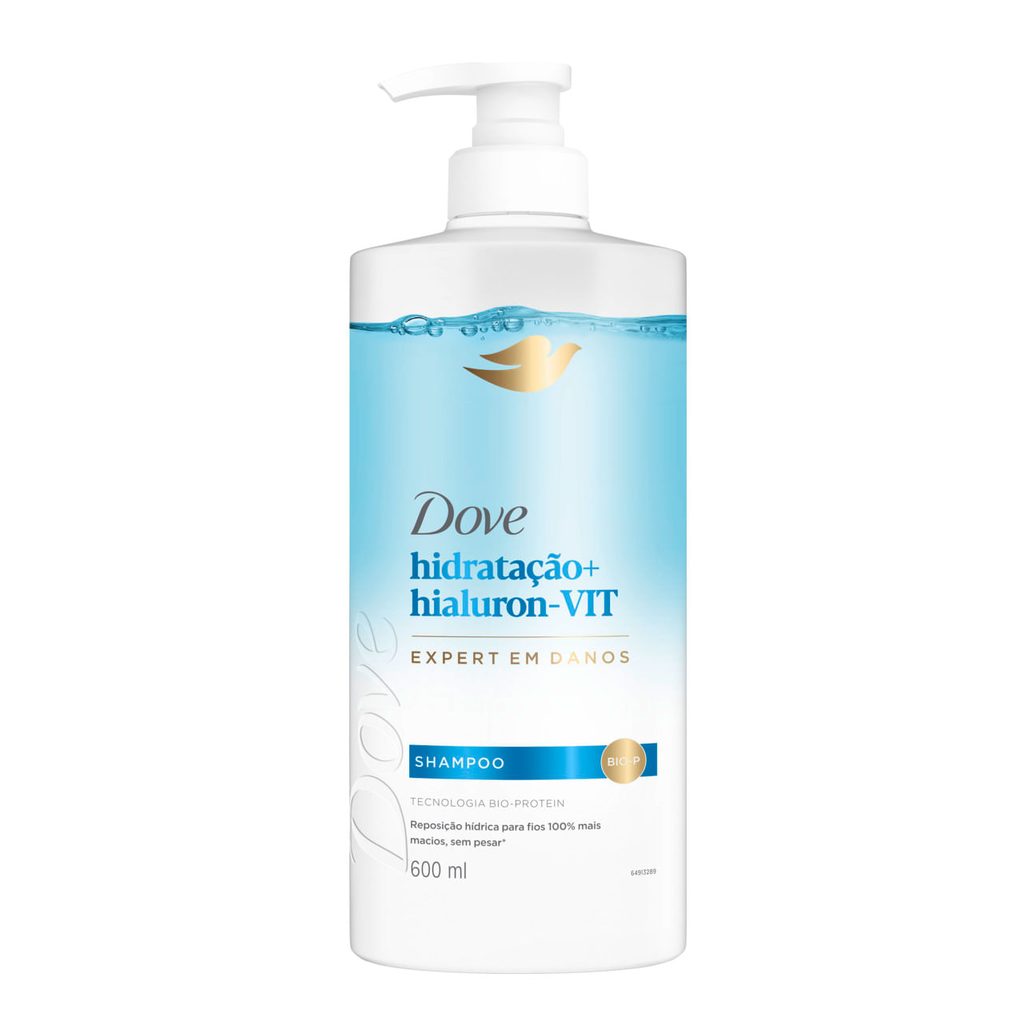 Shampoo Dove Hidratação + Hialuron-Vit 600ml