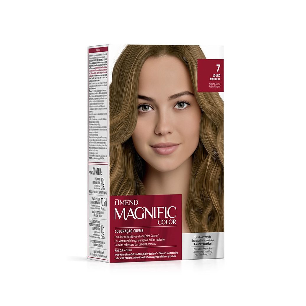 Tinta De Cabelo Amend Magnific 70 Louro Natural
