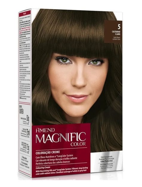 Tinta De Cabelo Amend Magnific 50 Castanho Claro