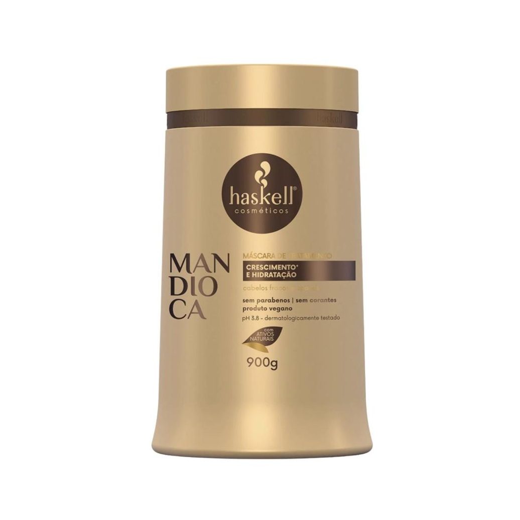 Haskell Mandioca - Máscara Força Crescimento Tratamento - 900g