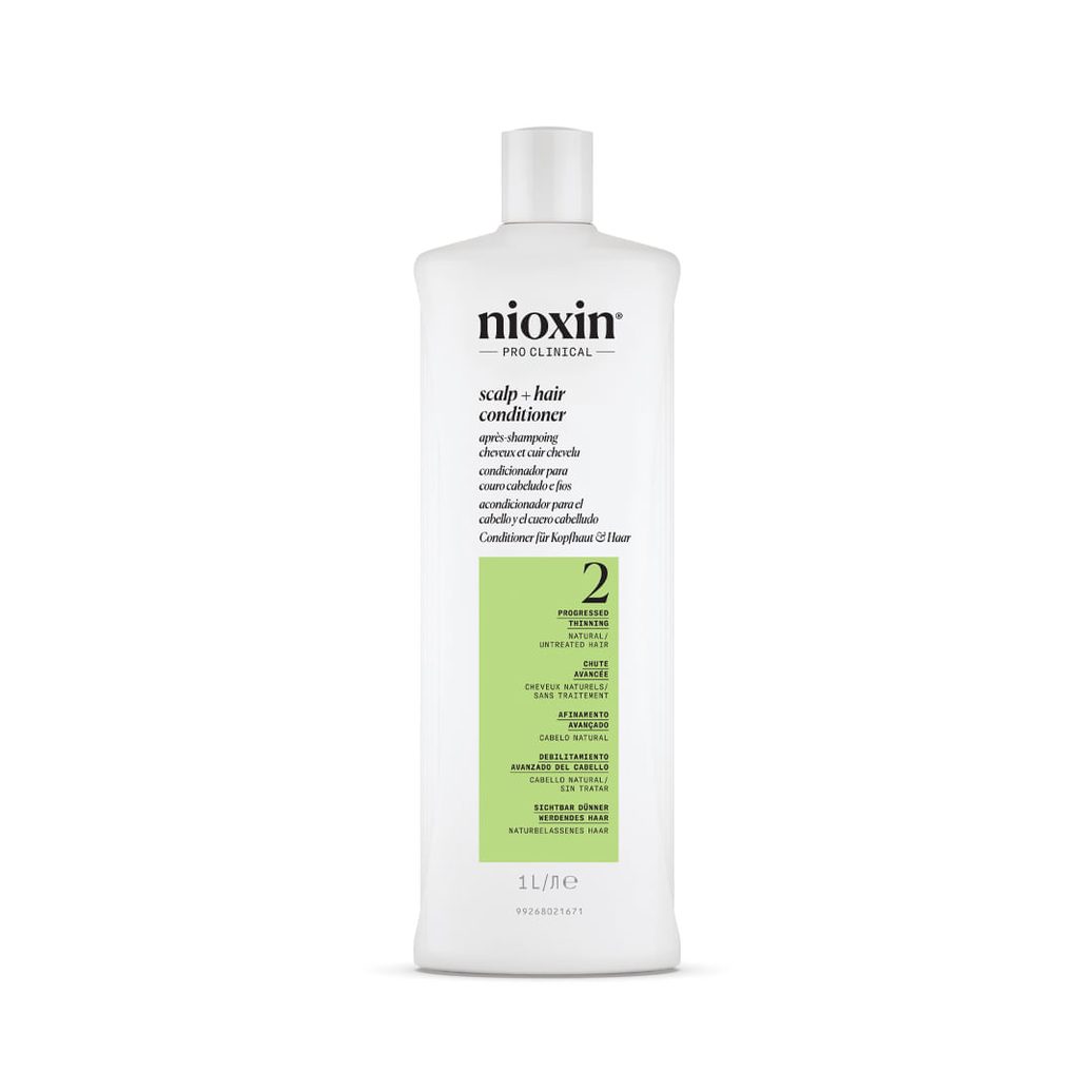 Nioxin - Sistema 2 - Condicionador para Cabelo Natural com Afinamento Avançado - 1000ml