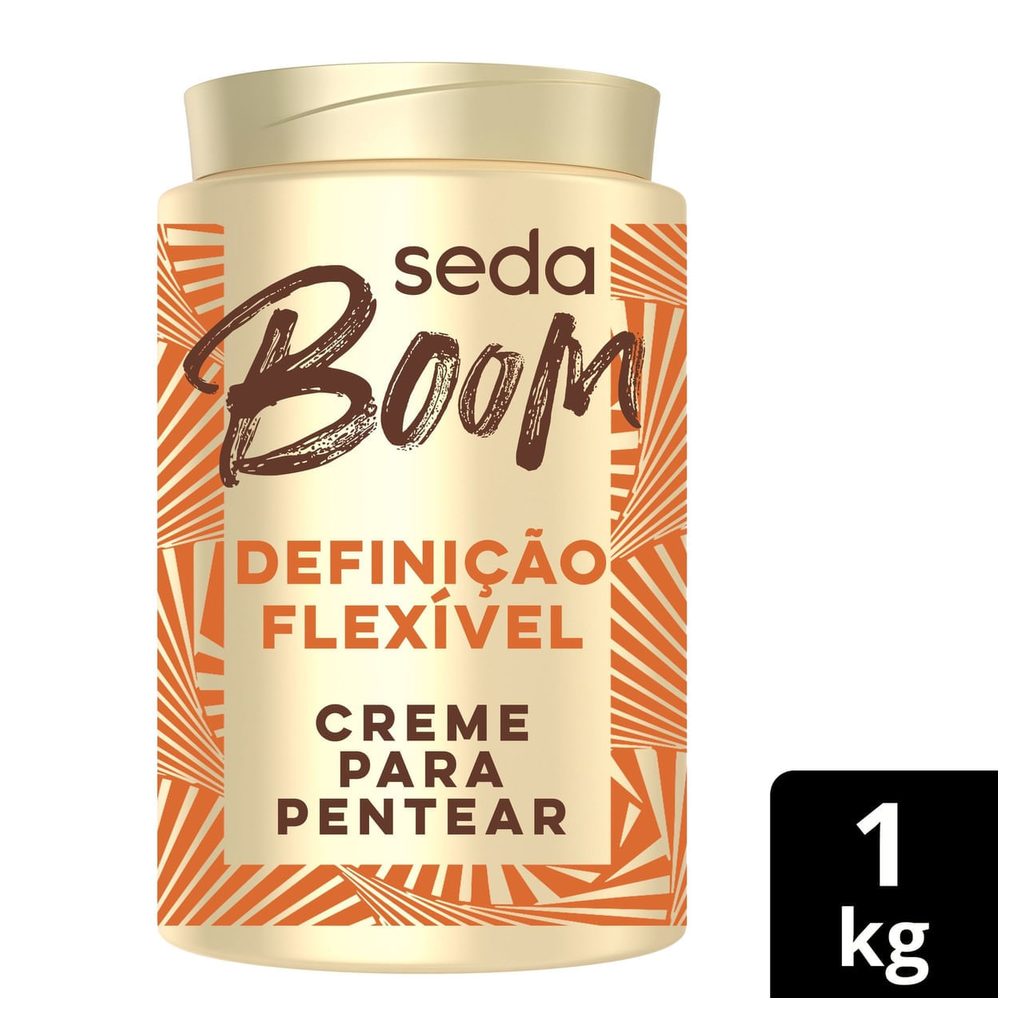 Creme Para Pentear Hidratante Seda Boom Definição Flexível 1kg
