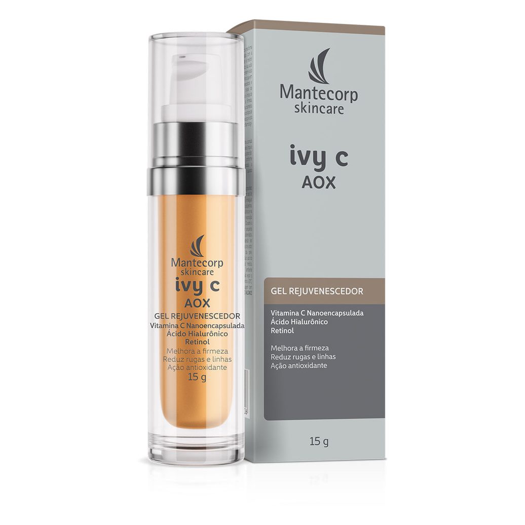 Rejuvenescedor Facial Gel Mantecorp Skincare Ivy C Aox 15g