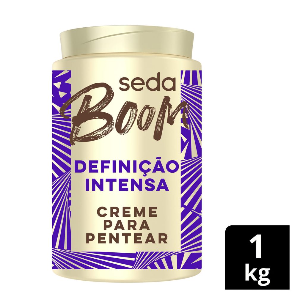 Creme Para Pentear Seda Boom Definição Intensa 1kg