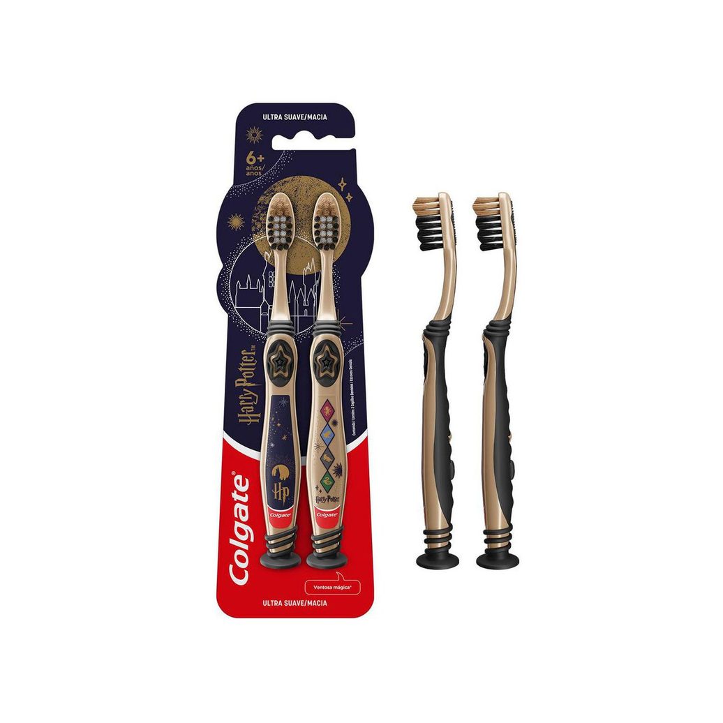 Escova Dental Infantil Colgate Ultramacia Harry Potter 6 Anos 2 Unidades