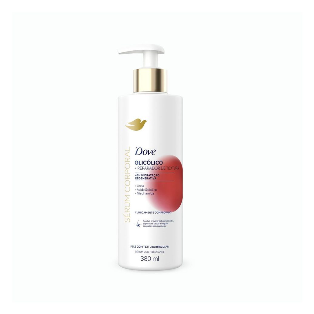 Hidratante Corporal Dove Sérum Glicólico + Reparador De Textura 380ml