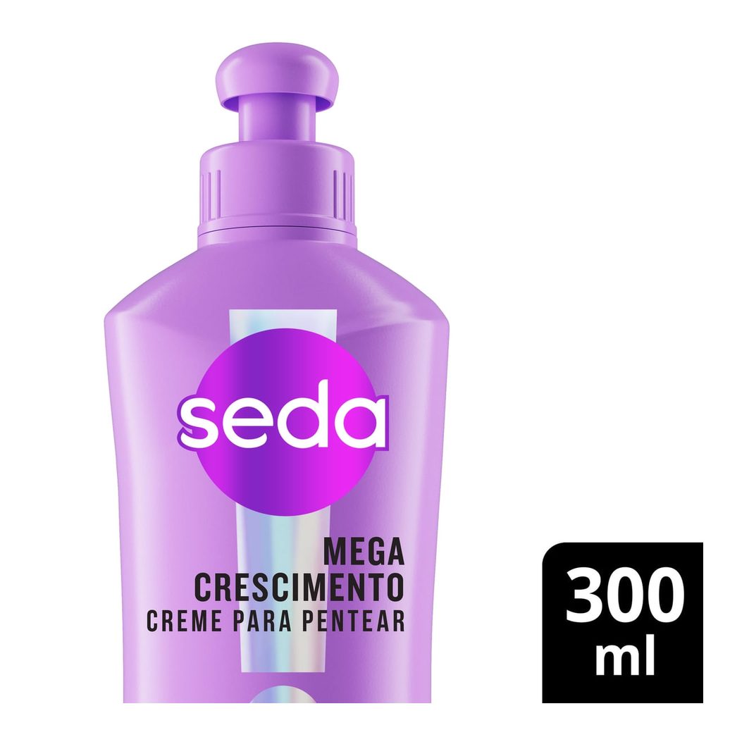 Creme Para Pentear Seda Mega Crescimento 300ml