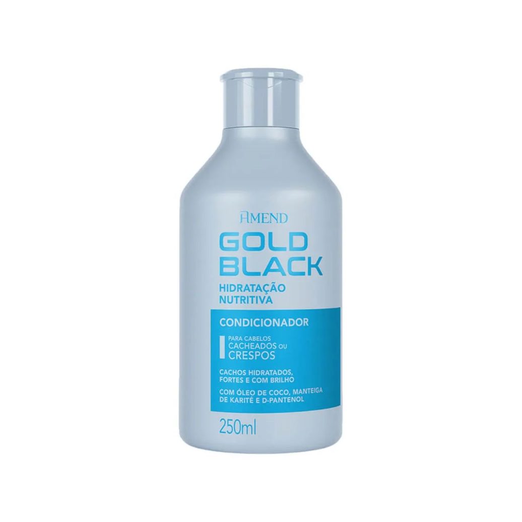 Shampoo Amend Gold Black Hidratação Nutritiva 250ml