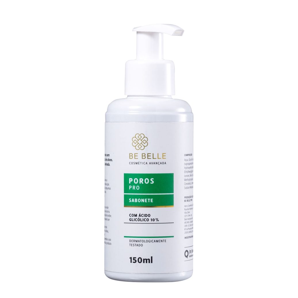 Sabonete Ácido Glicólico Poros Be Belle 10% 150ml