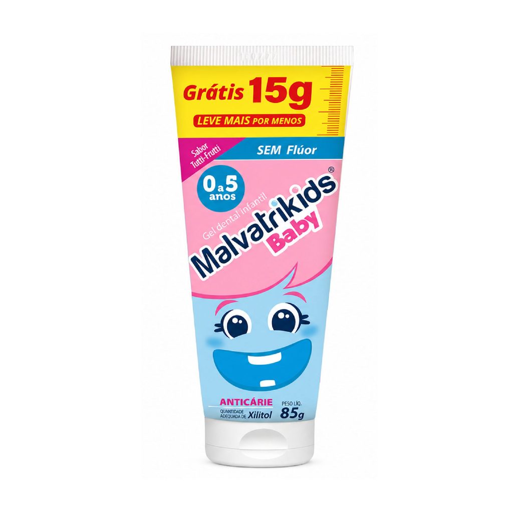Gel Dental Malvatrikids Baby Tutti Frutti 85g
