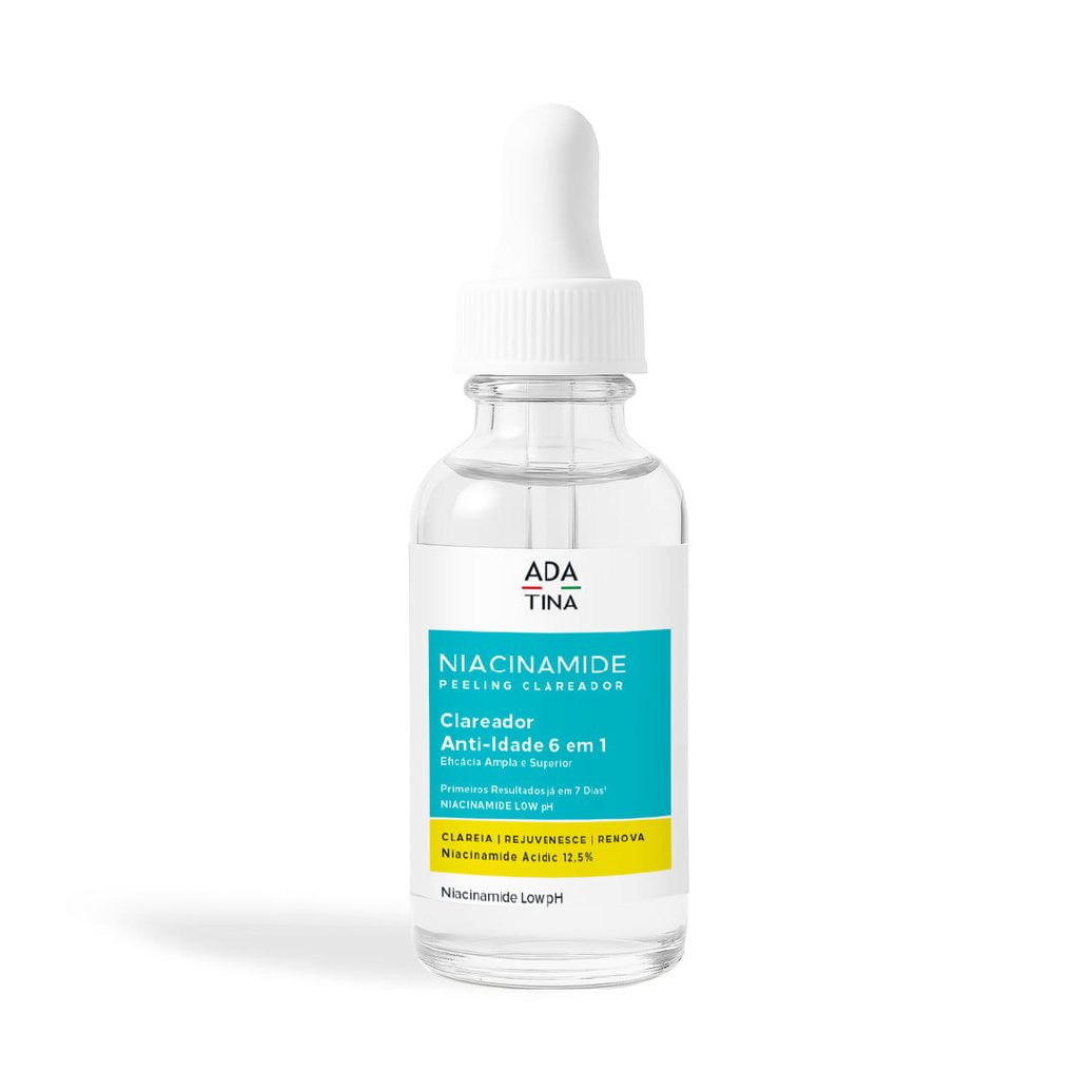 Sérum Clareador Anti-idade AHA e BHA Niacinamide Peeling 30ml