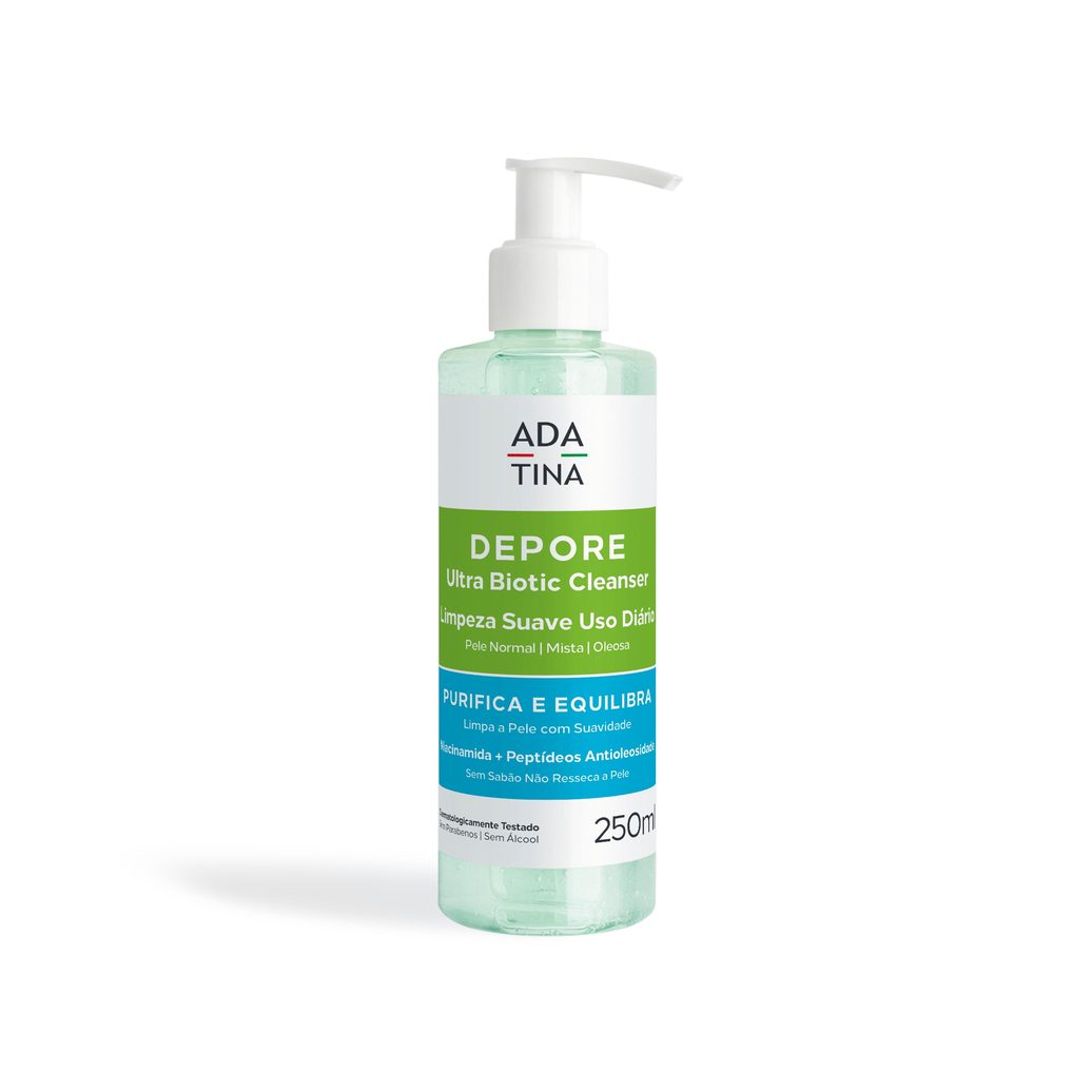 Gel de Limpeza Facial Ada Tina Depore Ultra Biotic 250 ml