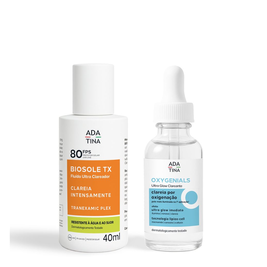 Kit Clareador Manchas Oxygenials Ultra Glow Biosole TX FPS80