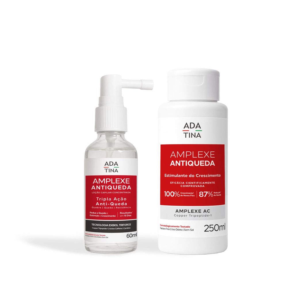Kit Ada Tina Amplexe Shampoo e Loção Antiqueda