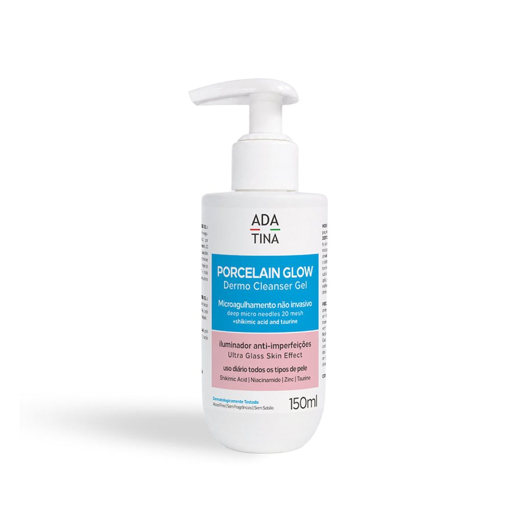 Gel de Limpeza Facial Iluminador Ada Tina Porcelain Glow