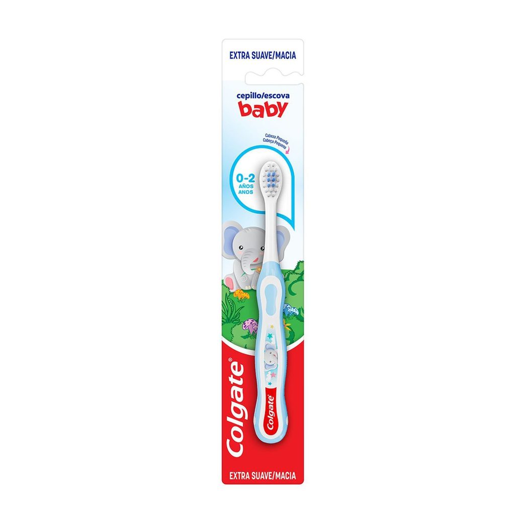 Escova Dental Infantil Colgate My First Cerdas Extra Macias 0 a 2 anos 1 Unidade