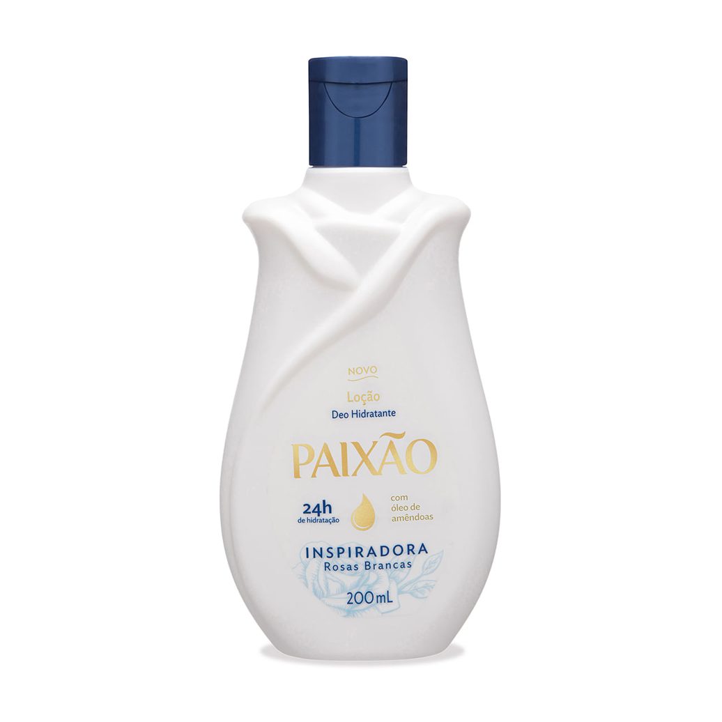Loção Hidratante Paixão Inspiradora Rosas Brancas desodorante 200ml