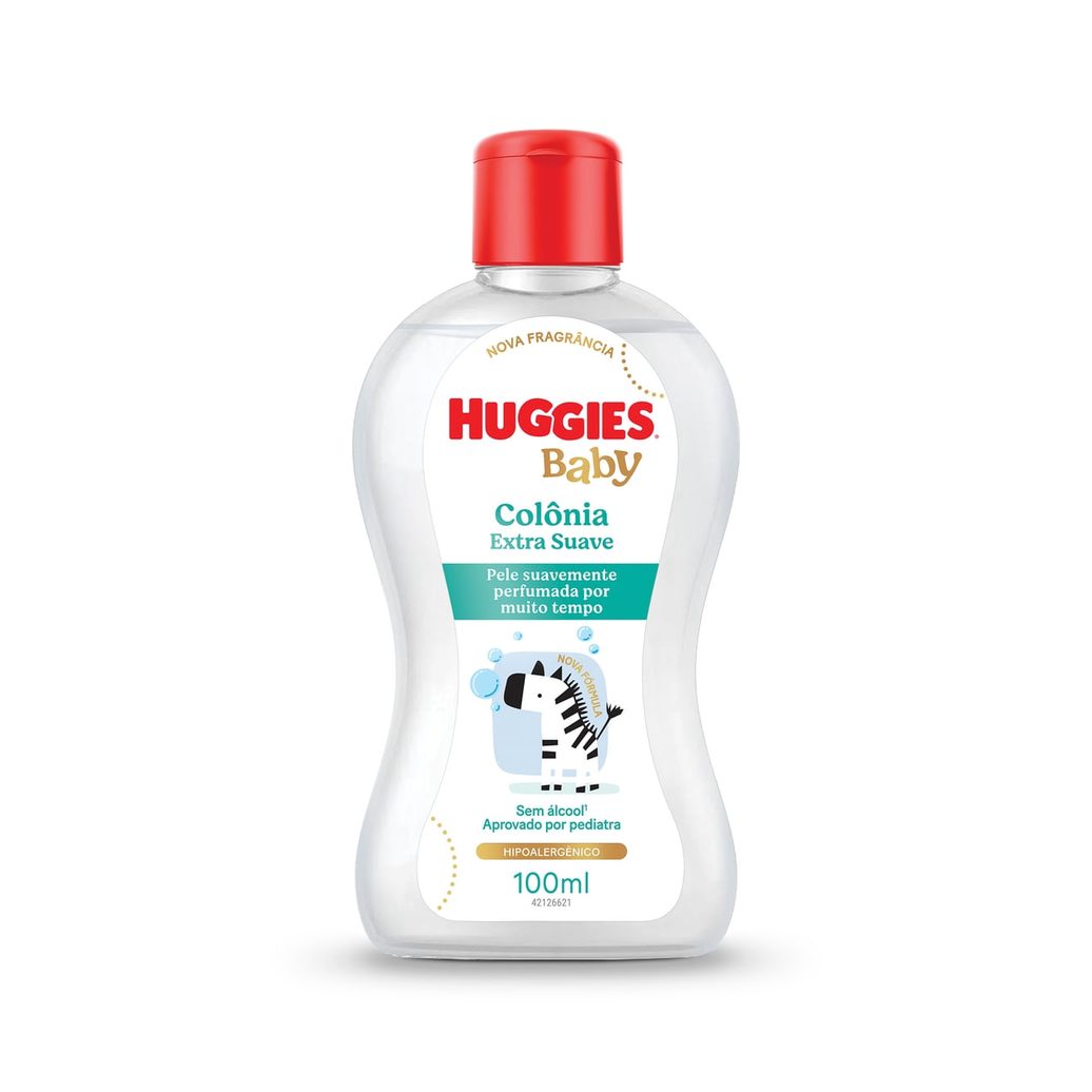 Colônia Huggies Extra Suave Hipoalergênica 100 ml