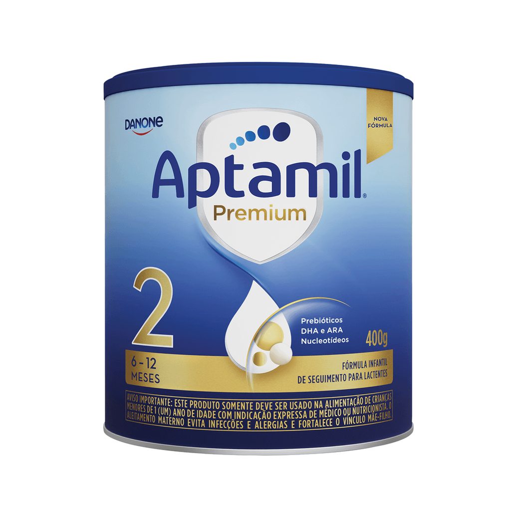 Fórmula Infantil Aptamil Premium 2 6 a 12 Meses 400g