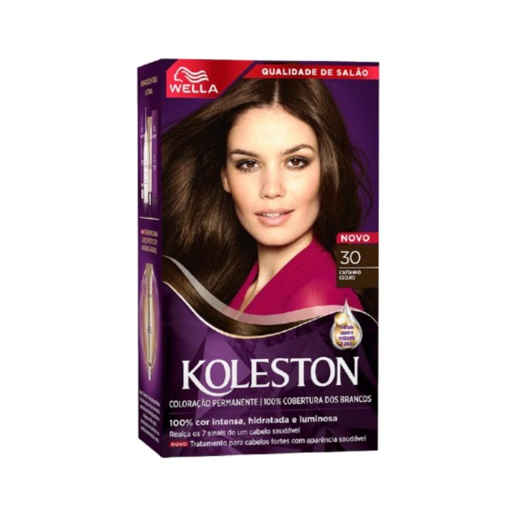 Tintura Koleston castanho Escuro 30
