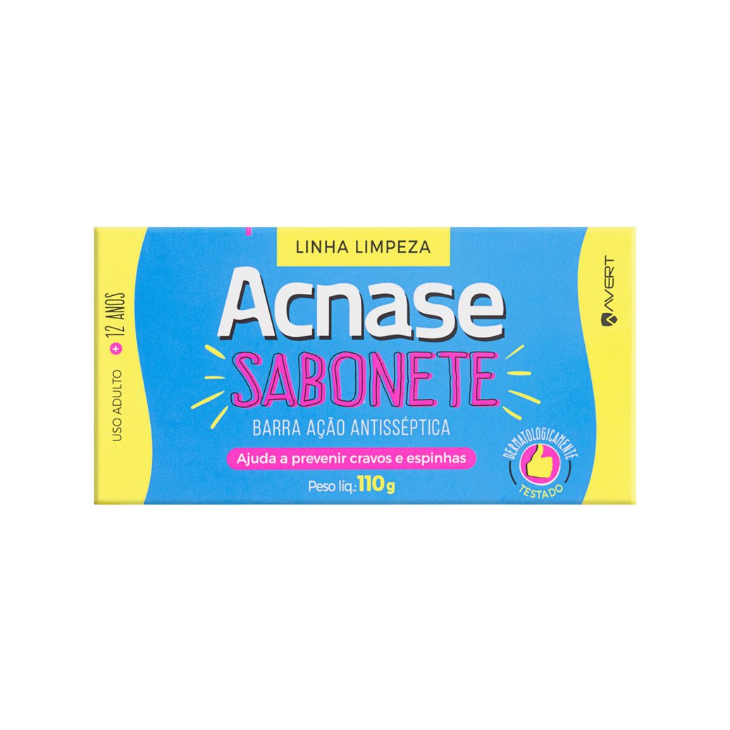 Sabonete em Barra Facial Acnase Antisséptico 110g
