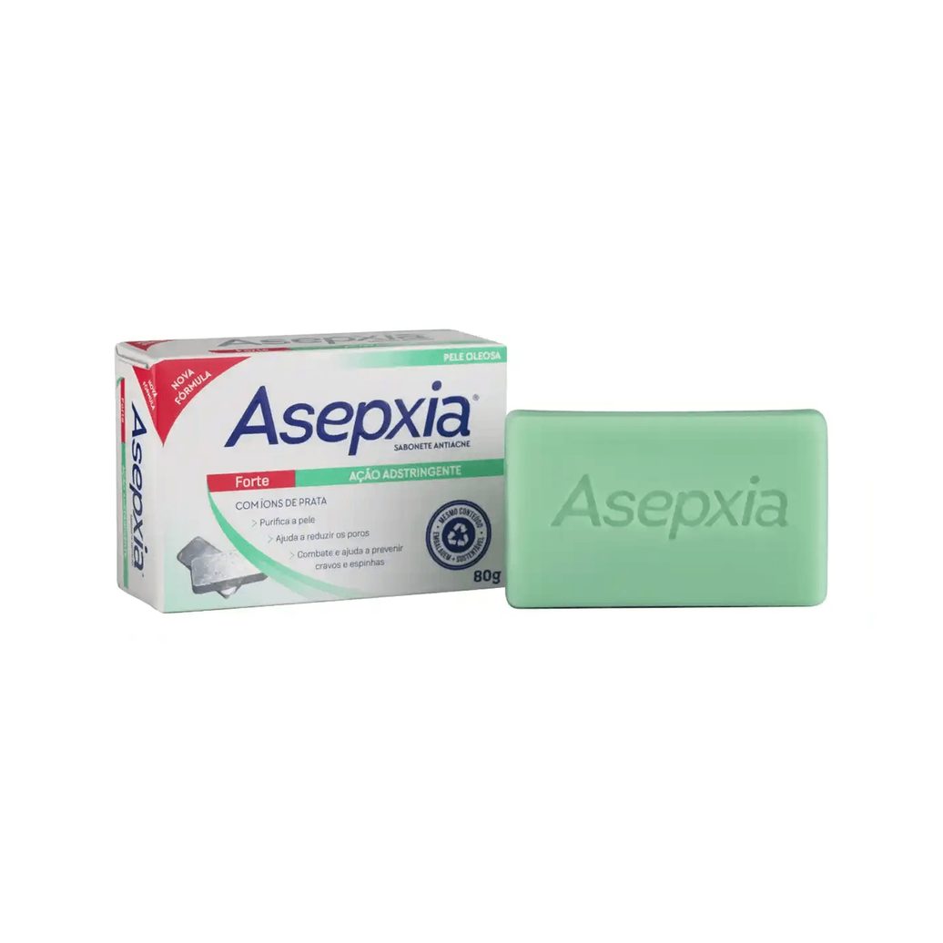 Sabonete em Barra Facial Asepxia Forte Ação Adstringente 80g