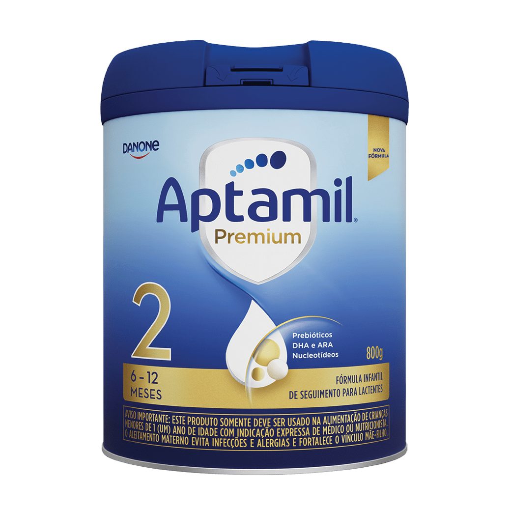 Fórmula Infantil Aptamil Premium 2 6 a 12 Meses 800g