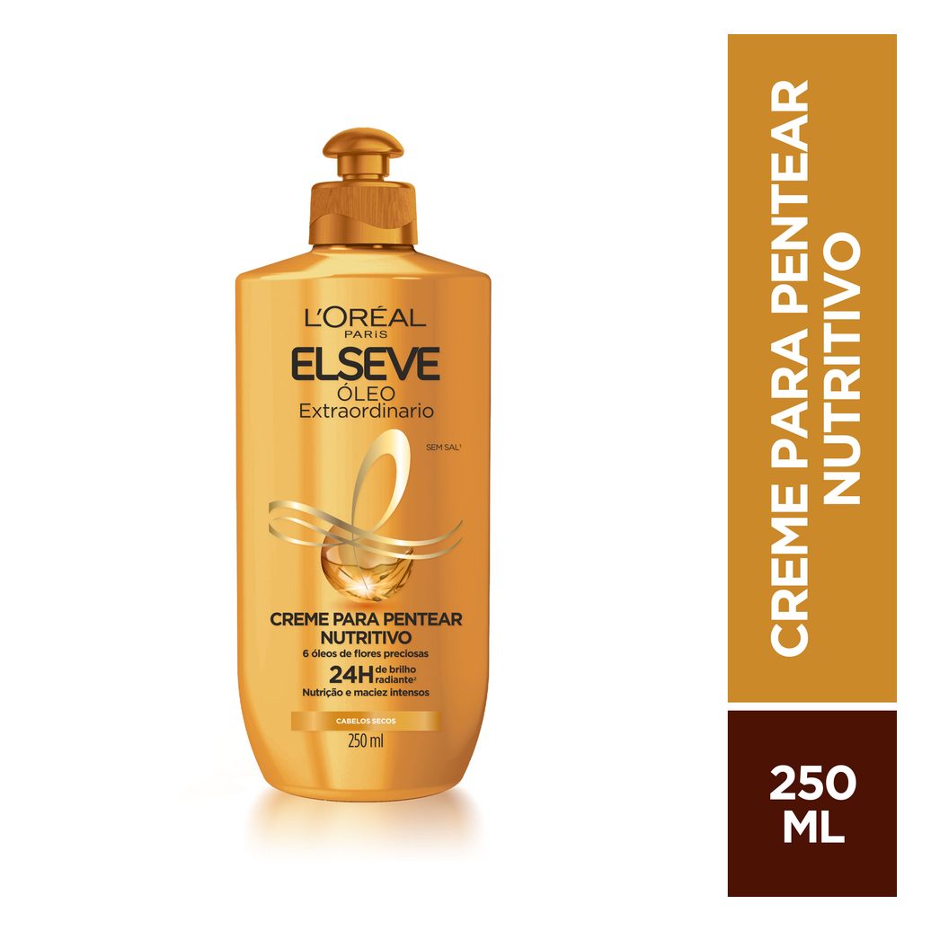 Creme de Pentear Elseve Óleo Extraordinário Nutritivo 250ml