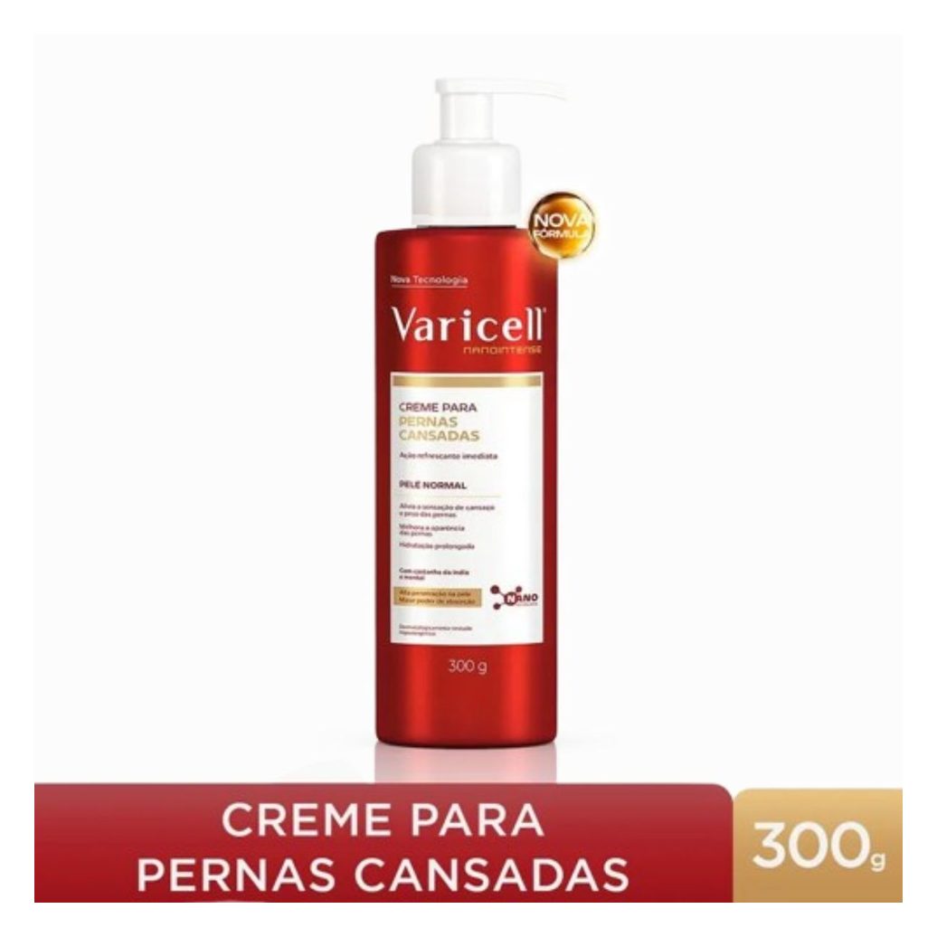 Creme Corporal Varicell Alívio para Pernas Cansadas e Varizes 300g