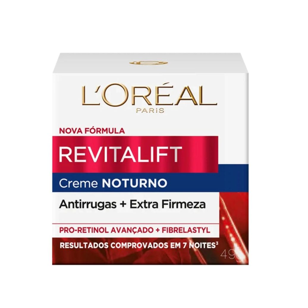 Creme Facial L'Oréal Paris Revitalift Anti Idade Noturno com Pro Retinol 49g