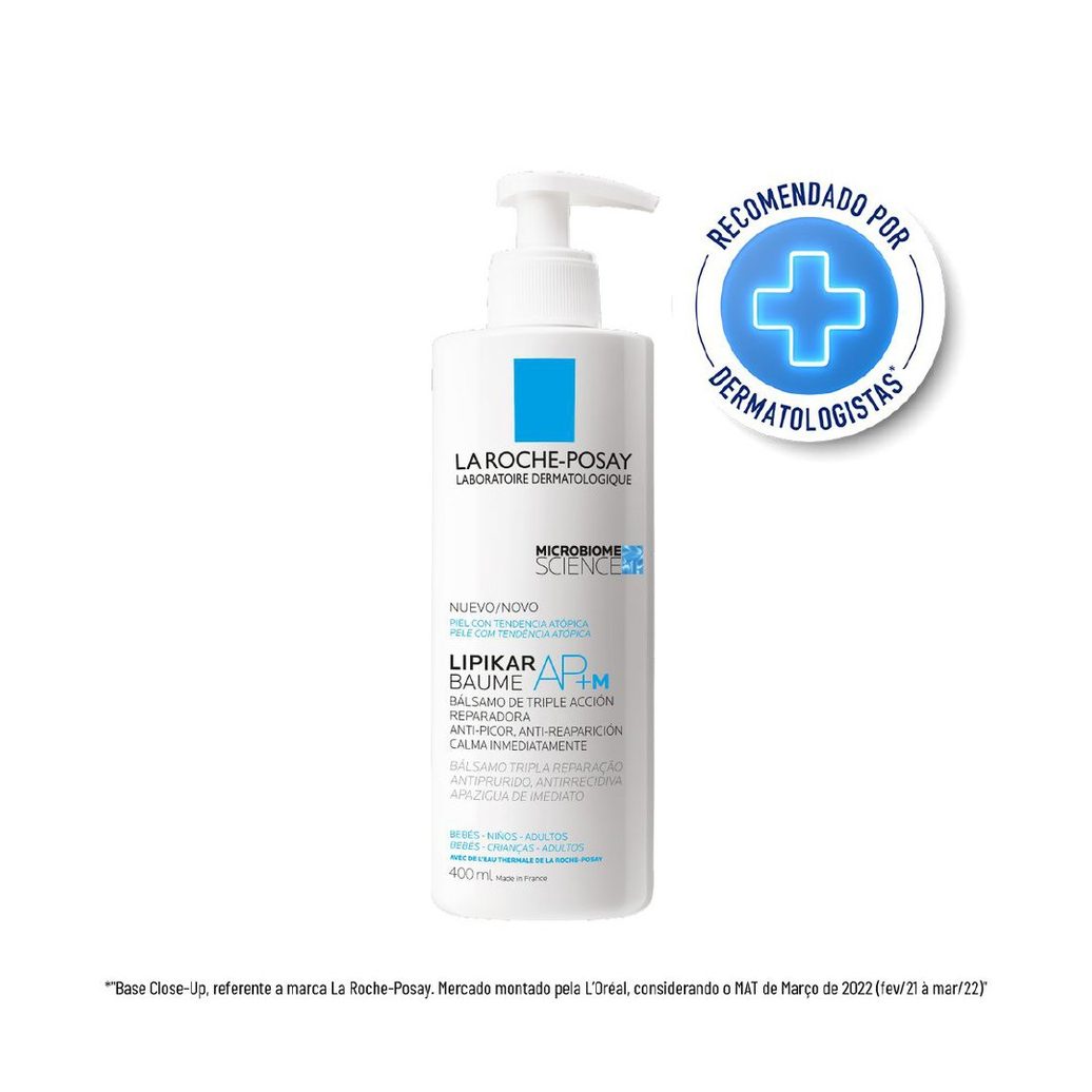 Creme Hidratante Lipikar Baume AP+M La Roche-Posay 400ml