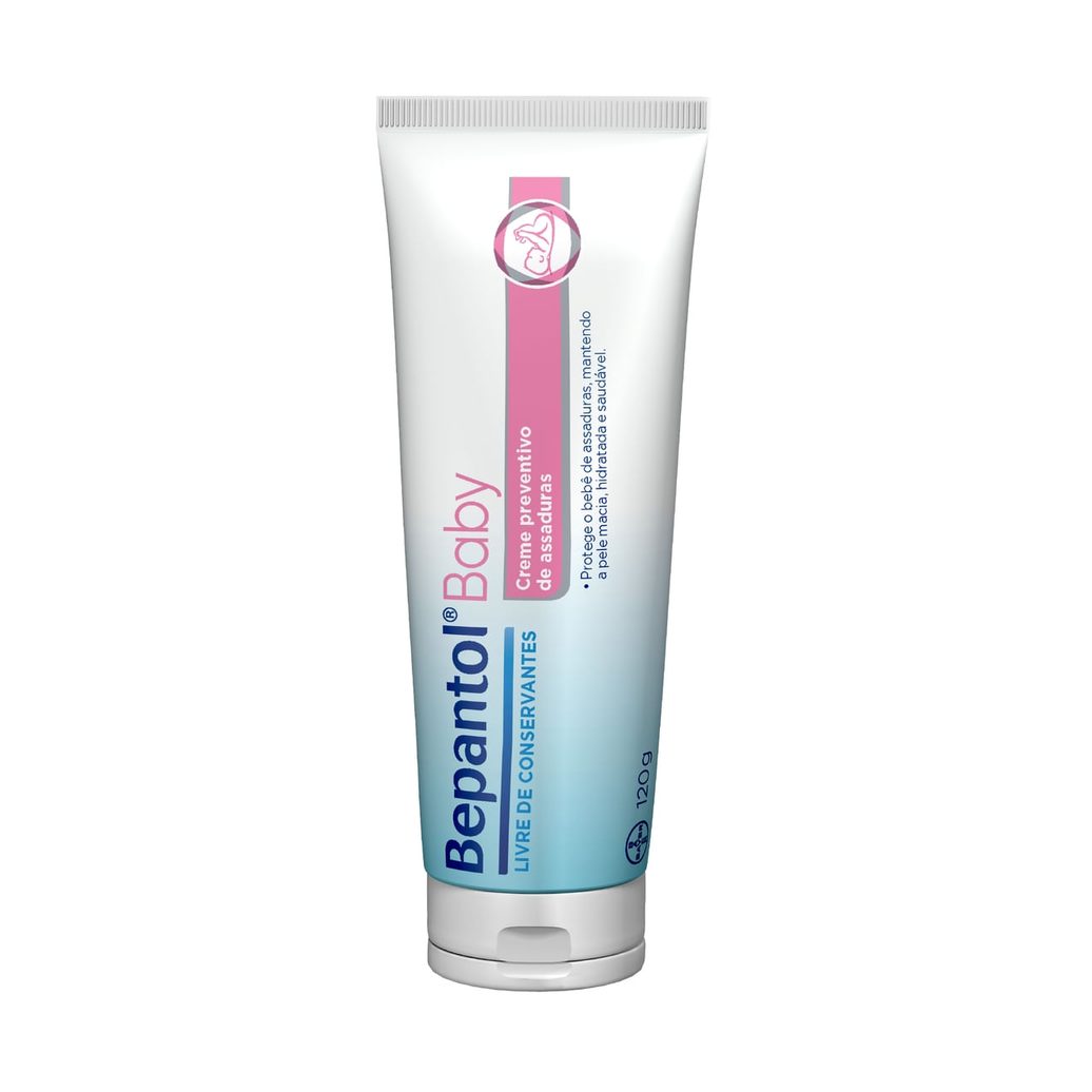 Creme Preventivo de Assaduras a Bepantol Baby com Pró-Vitamina B5 Hipoalergênico Recém-Nascido 120g