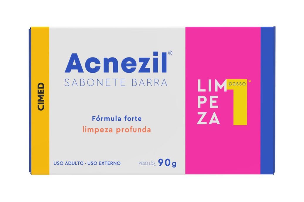 Sabonete em Barra Facial Acnezil Fórmula Forte 90g