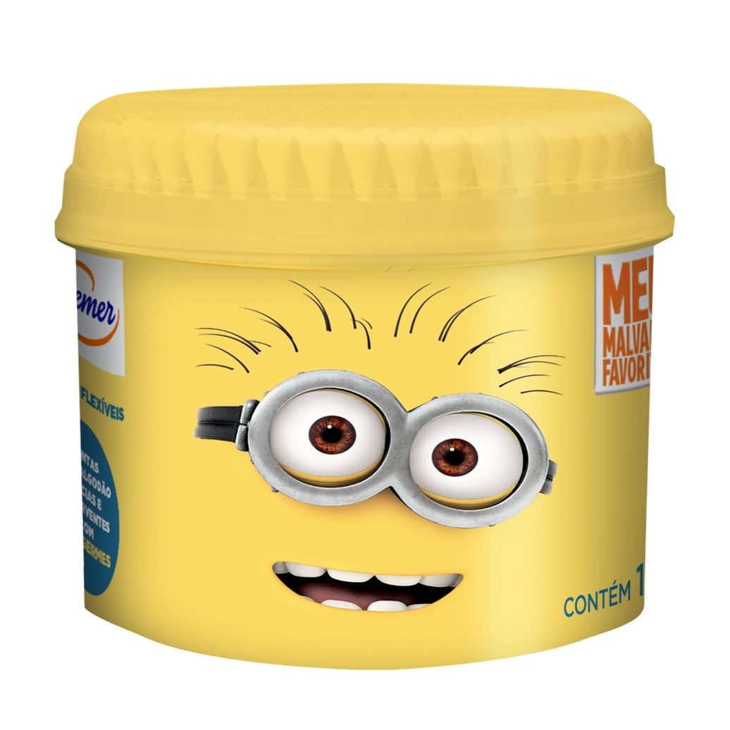 Hastes Flexíveis Cremer Minions 150 Unidades