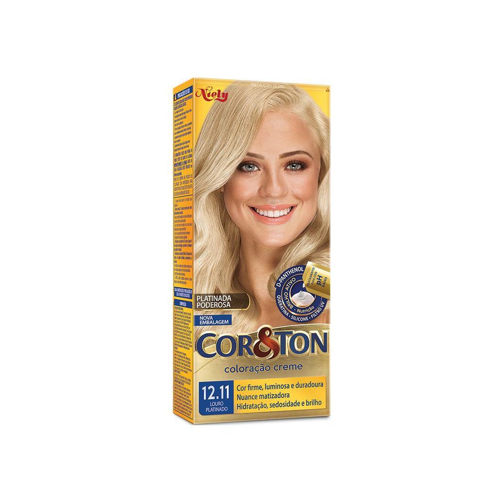 Coloração Niely Cor&Ton Louro Platinado 12.11