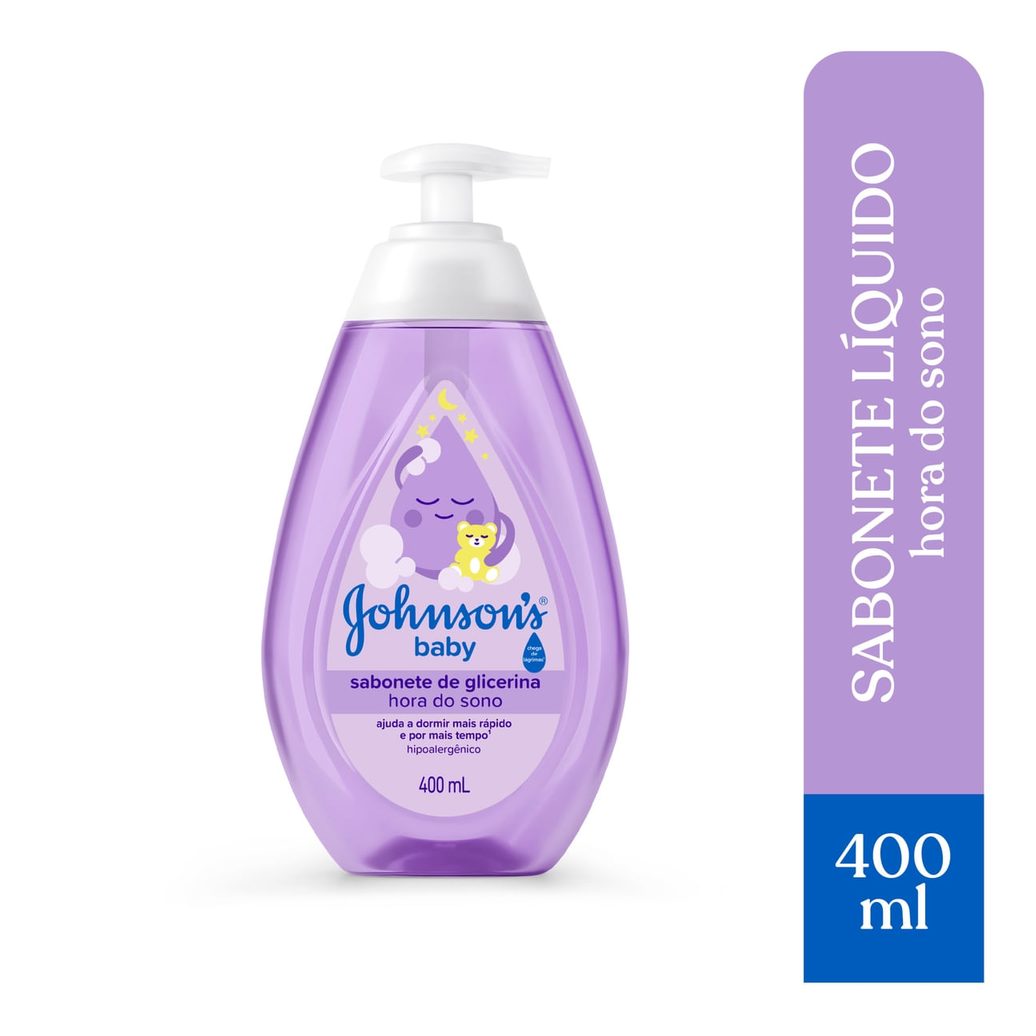 Sabonete Líquido Infantil Johnson's Baby Hora do Sono Sem Lágrimas 400ml