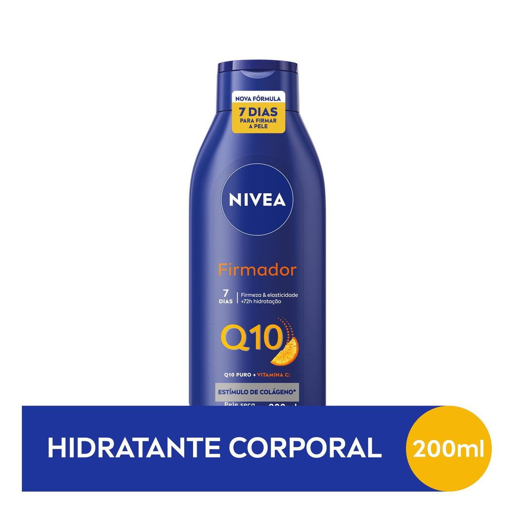 Loção Corporal Nivea Q10 + Vitamina C Firmador Pele Seca 200ml
