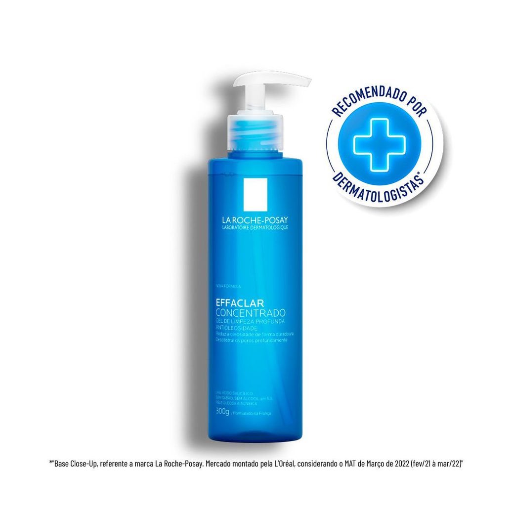 Effaclar Concentrado Gel de Limpeza Facial La Roche-Posay 300g