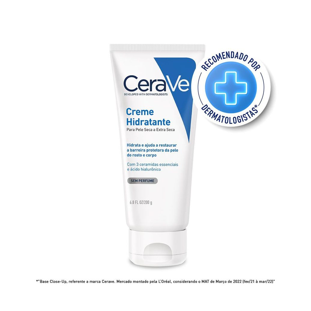 Creme Hidratante CeraVe Hidratante Pele Seca e Extra Seca 200g