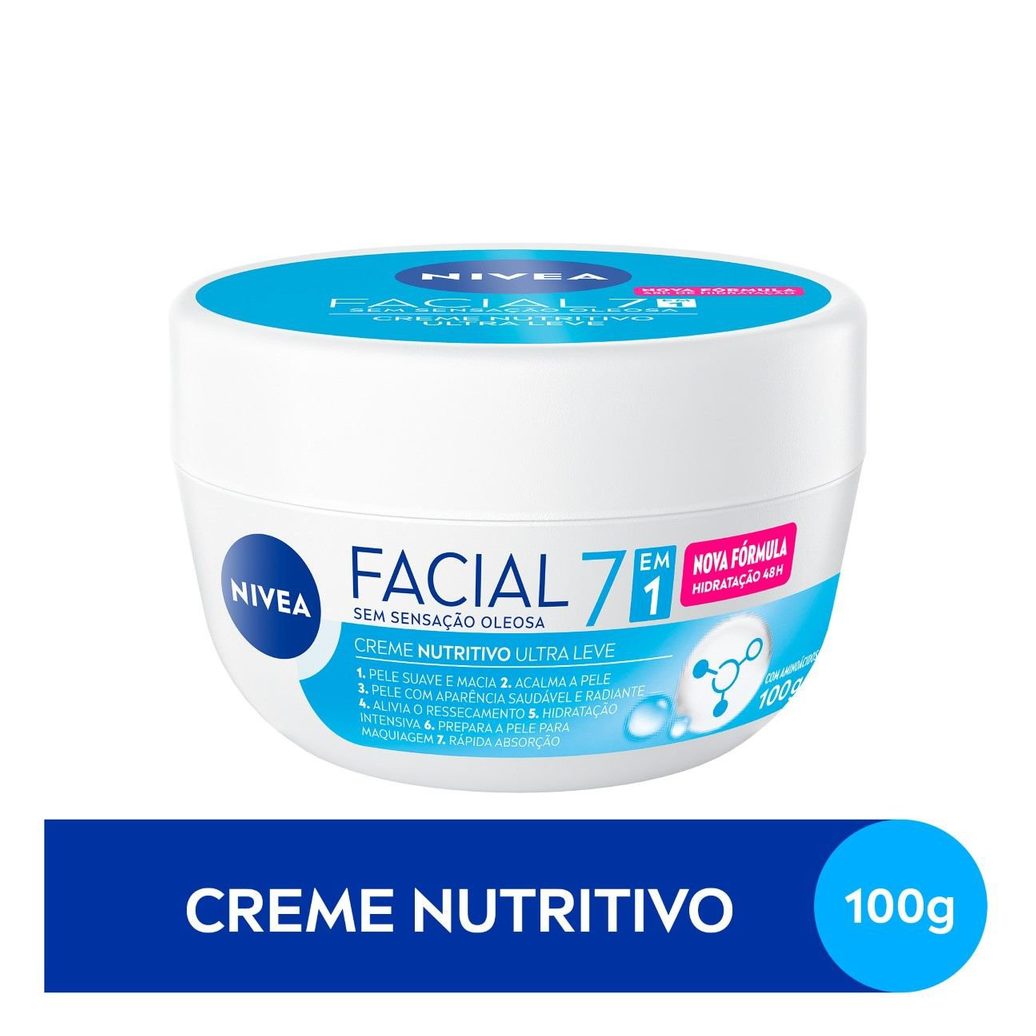 Creme Facial Nivea Nutritivo 100g