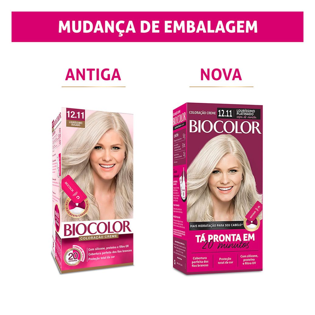 Tintura Biocolor Mini Lourissimo Ousado 12.11