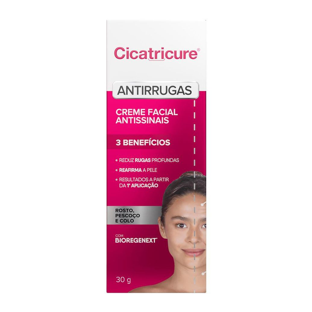 Creme Facial Cicatricure Antissinais 30g