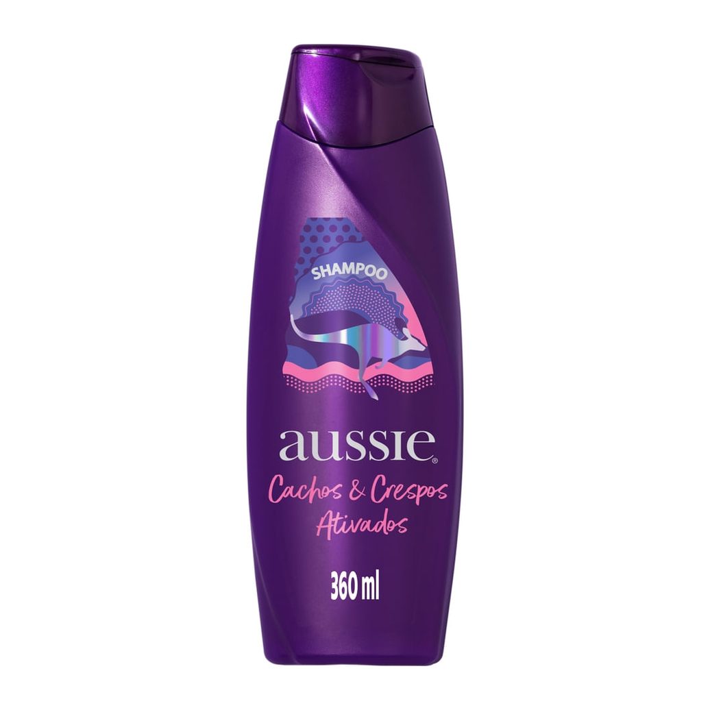 Shampoo Aussie Cachos e Crespos Ativados 360ml