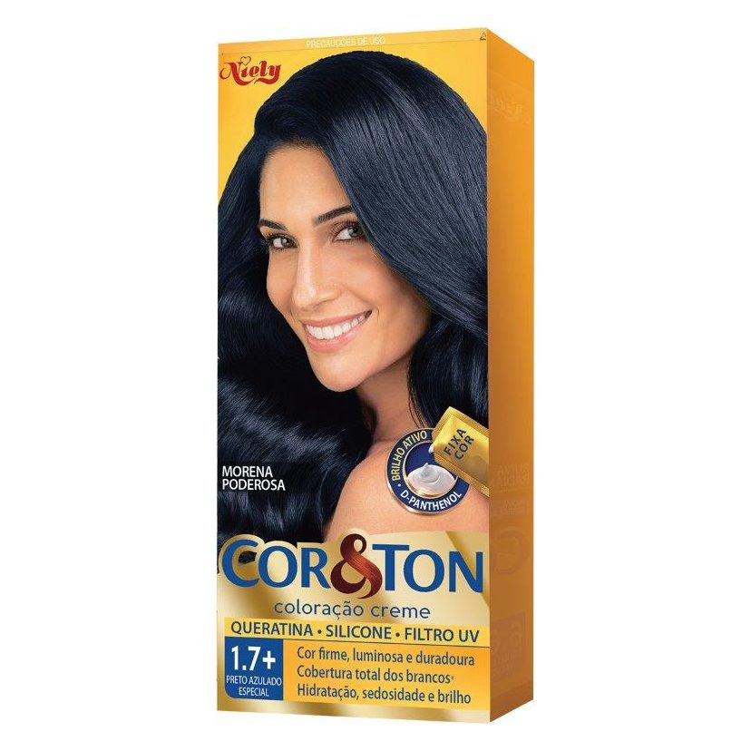 Coloração Niely Cor&Ton Preto Azulado Especial 1.7