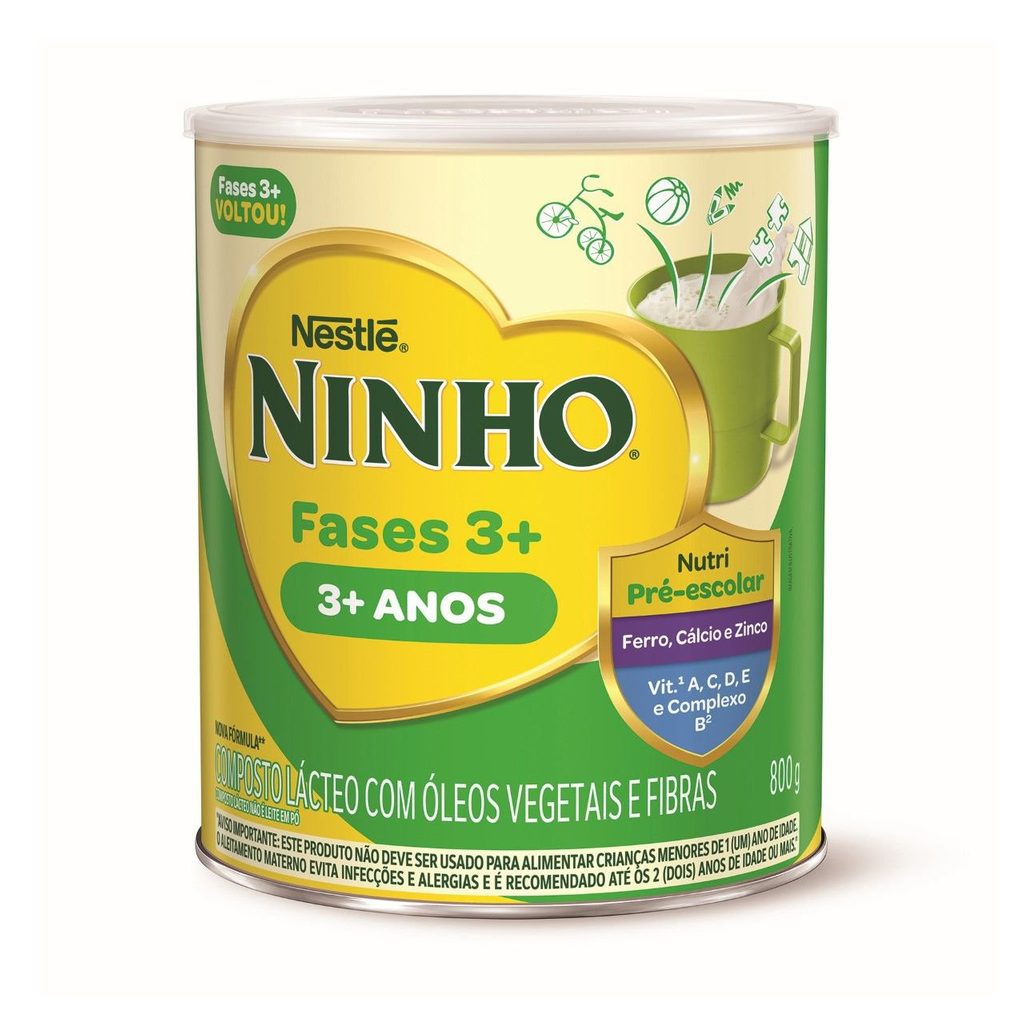 Composto Lácteo Infantil Ninho Fases 3+ 800g