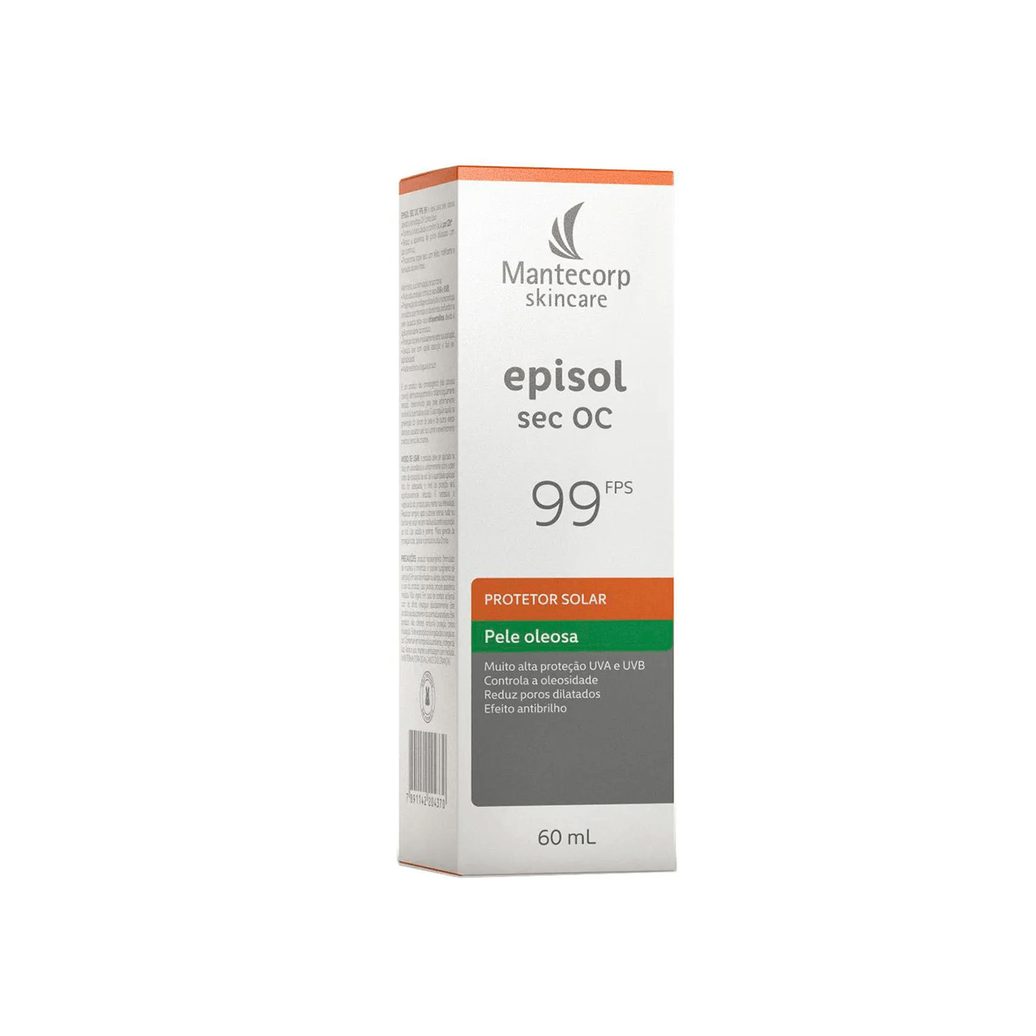 Protetor Solar Facial Episol Sec OC FPS99 60g