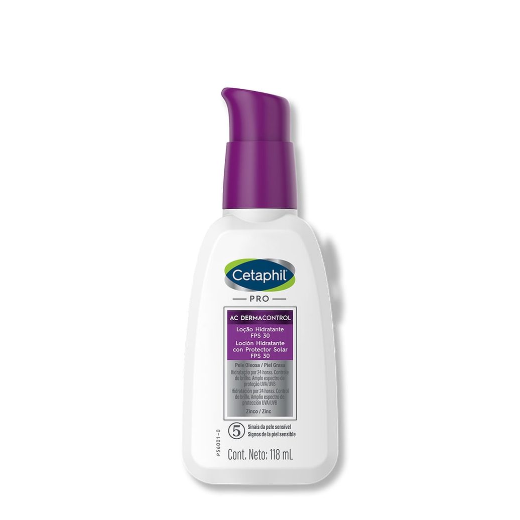 Loção Facial Cetaphil Pro AC Control Hidratante FPS 30 118ml