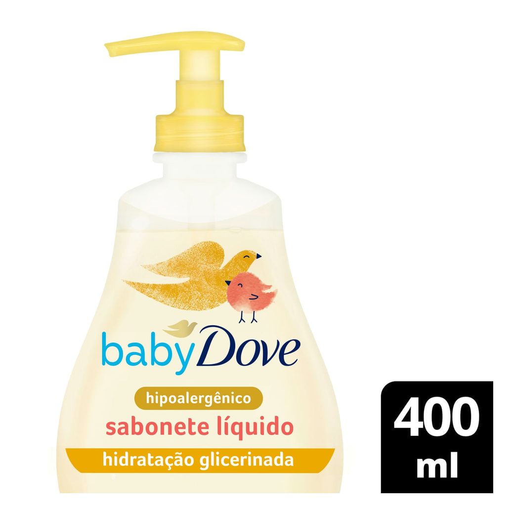 Sabonete Líquido Infantil Baby Dove Hidratação Glicerinada 400ml
