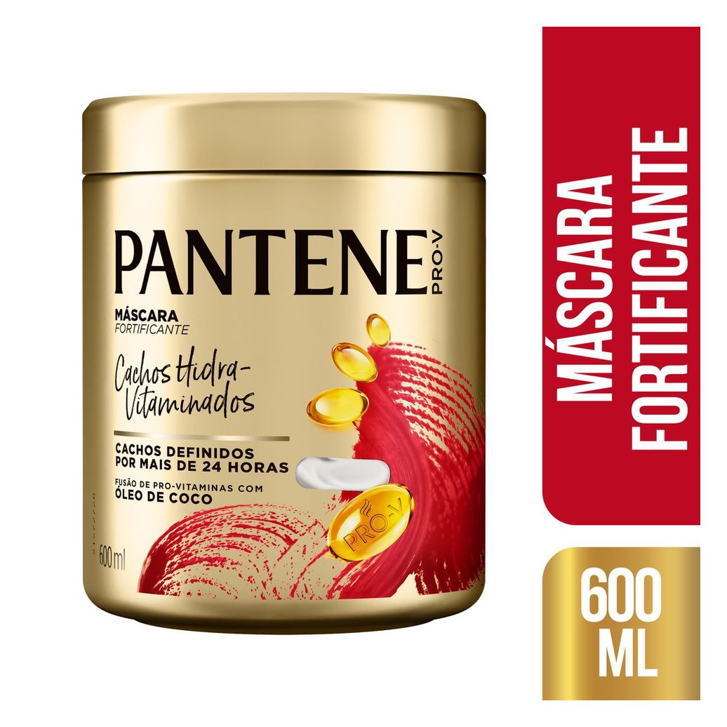 Máscara Tratamento Pantene Pro-V Cachos Hidra-Vitaminados 600ml