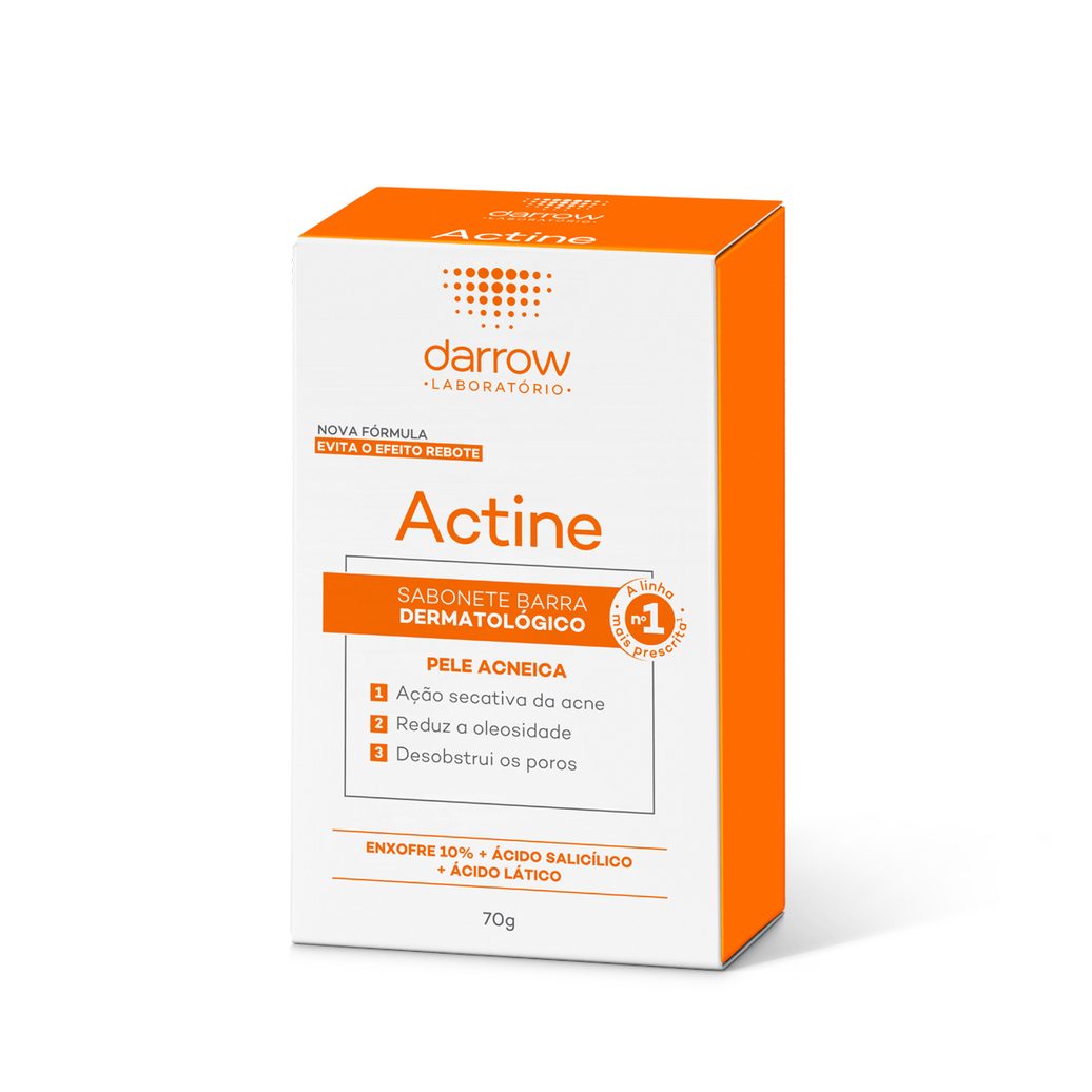 Sabonete em Barra Facial Darrow Actine Pele Acneica 70g